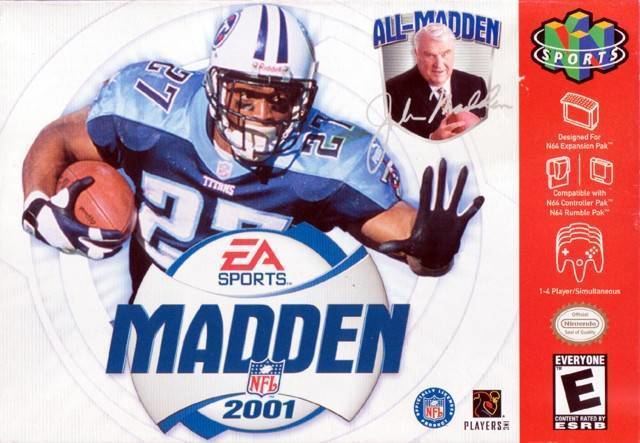 Madden NFL 2001 Madden NFL 2001 Box Shot for Nintendo 64 GameFAQs