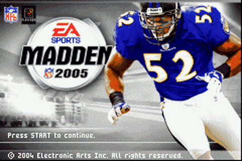Madden NFL 2005 Play Madden NFL 2005 Nintendo Game Boy Advance online Play retro