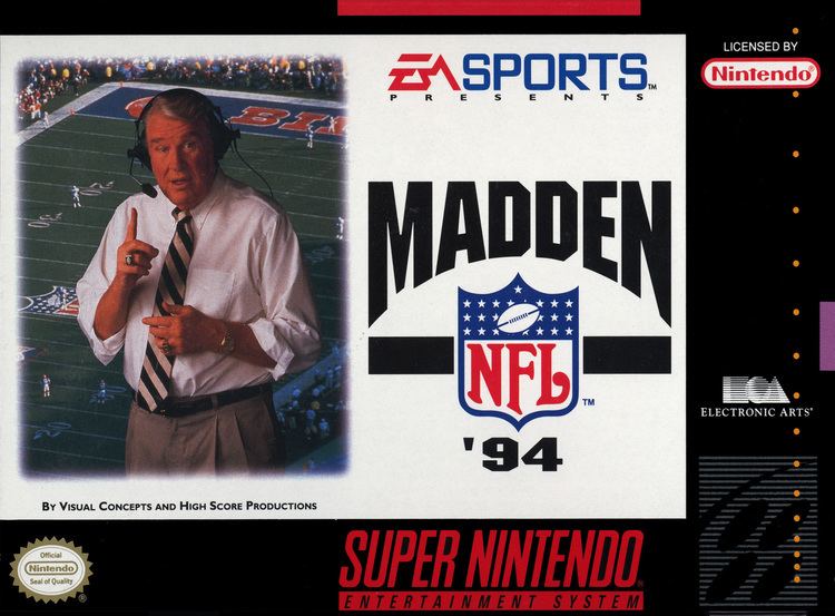 Madden NFL '94 Madden NFL 3994 Game Giant Bomb