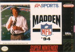 Madden NFL '94 Madden NFL 3994 Wikipedia