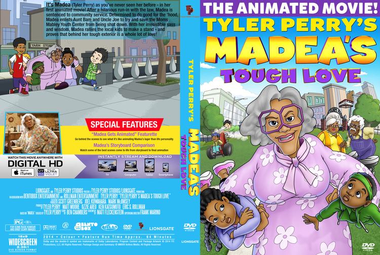 Madea's Tough Love Tyler Perrys Madeas Tough Love DVD Cover Label 2015 R0 Custom Art