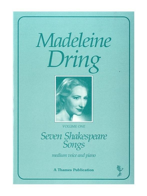 Madeleine Dring Madeleine Dring Seven Shakespeare Songs Medium Voice