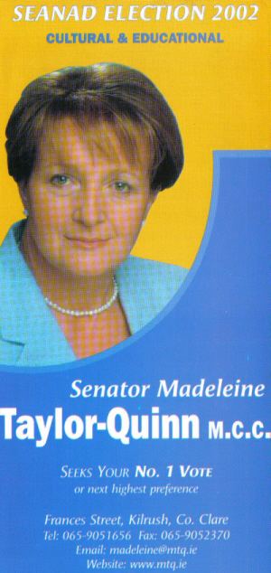 Madeleine Taylor-Quinn httpsirishelectionliteraturefileswordpressco