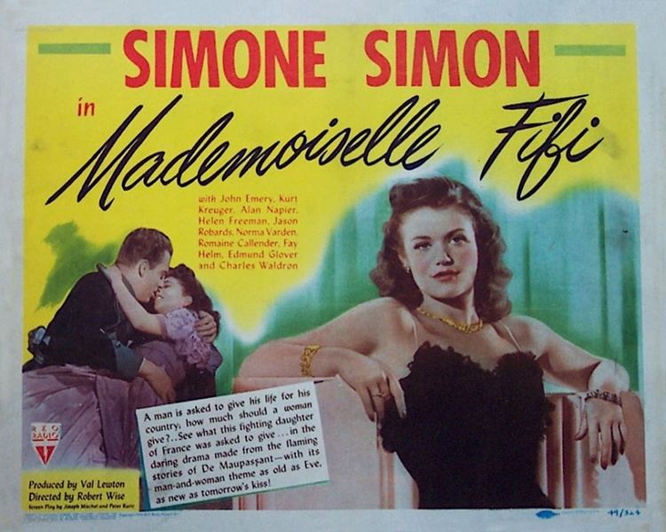 Mademoiselle Fifi (film) Confessions of a Film Philistine Mademoiselle Fifi 1944