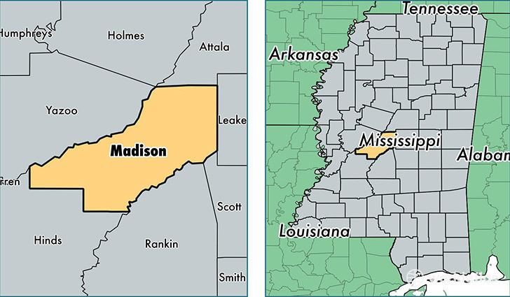 Madison County, Mississippi wwwworldatlascomimguscounty995madisoncount
