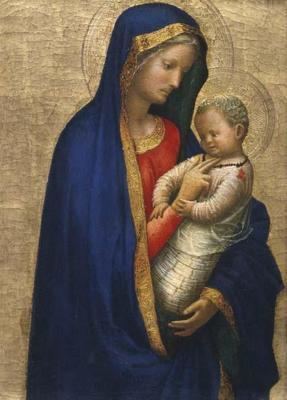 Madonna and Child (Masaccio) Madonna and Child Masaccio Art Print Canvas