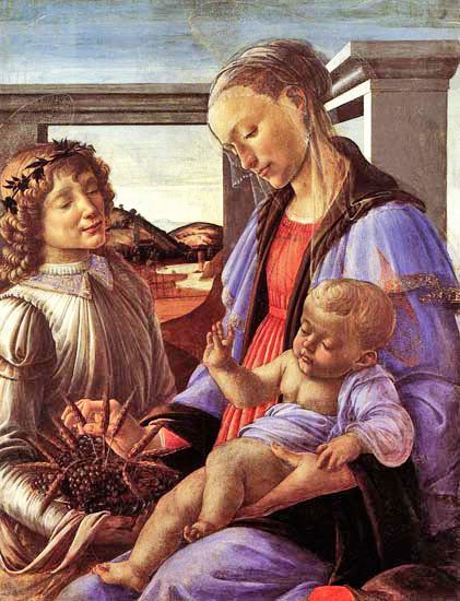 Madonna and Child with an Angel (Botticelli) wwwgfmerchArtforHealthImagesItalianRenaiss