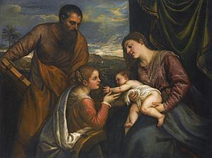 Madonna and Child with Saints Luke and Catherine of Alexandria httpsuploadwikimediaorgwikipediacommonsthu
