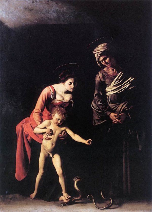 Madonna and Child with St. Anne (Dei Palafrenieri) wwwcaravaggioorgimagespaintingsmadonnaandch