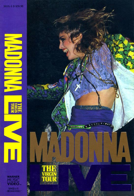 Madonna Live: The Virgin Tour Madonna Live quotThe Virgin Tourquot VHS Front Cover amp Spine Flickr