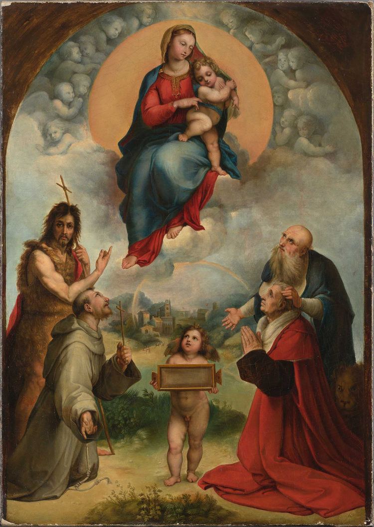 Madonna of Foligno Small Madonna of Foligno Previously Unknown Painting by Raphael
