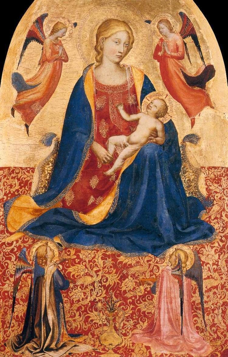 Madonna of humility Madonna of Humility c1418 Fra Angelico WikiArtorg