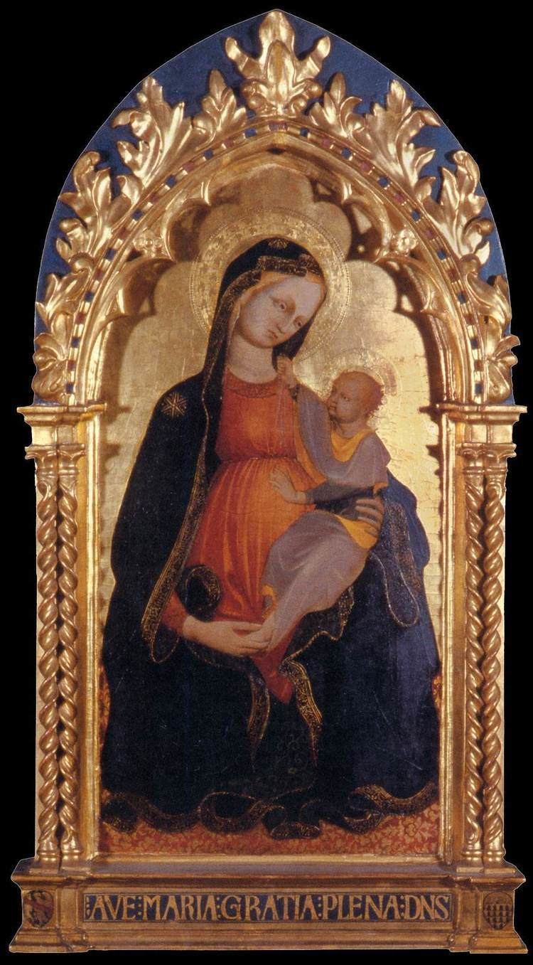Madonna of humility Madonna of Humility by SANGUIGNI Battista di Biagio