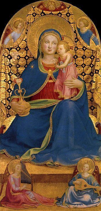 Madonna of humility Madonna of Humility Fra Angelico Wikipedia