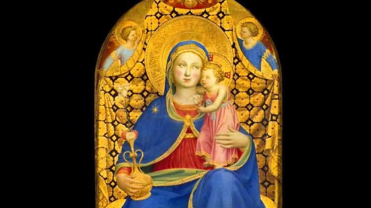 Madonna of Humility (Fra Angelico) Virgin of Humility YouTube