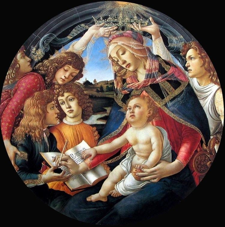 Madonna of the Magnificat 5 Sandro Botticelli Madonna of the Magnificat c14801481 Uffizi