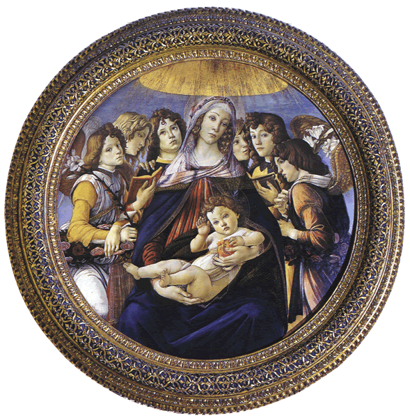 Madonna of the Pomegranate Botticelli Renaissance Master Artist