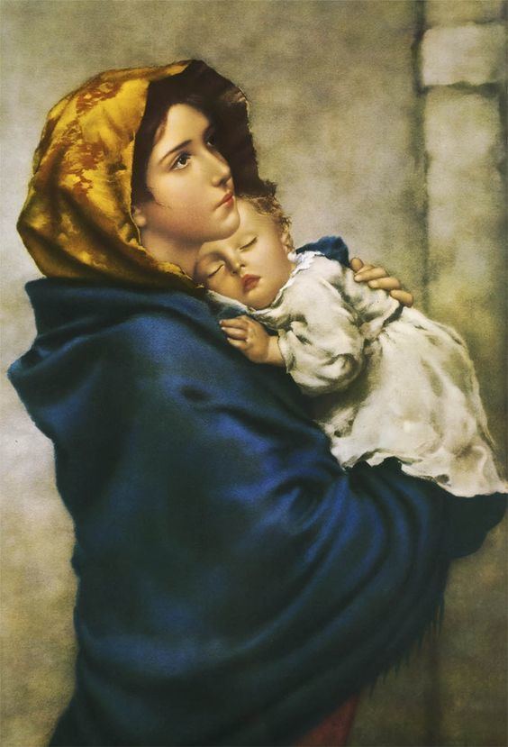 Madonnina (painting) Madonna of the Streetsone of my favorite images of Our Blessed