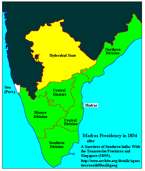 Madras Presidency WHKMLA History of Madras Presidency
