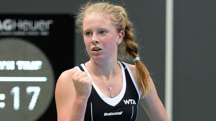 Magdalena Fręch FedCup WGII POL 11 TAI Magdalena FRCH 485 def LEE YaHsuan