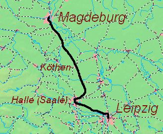 Magdeburg-Leipzig railway