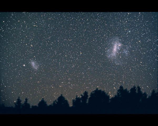 Magellanic Clouds Constellation of Hydrus and the Magellanic Clouds