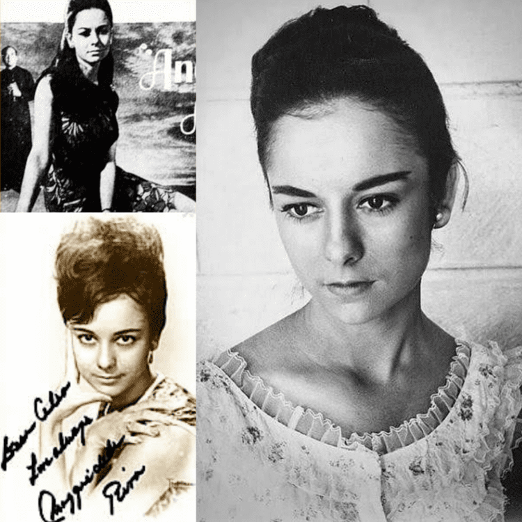 Three young pictures of Maggie dela Riva