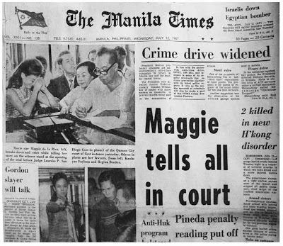 Maggie dela Riva tells all in the court. A report on the case by The Manila Times