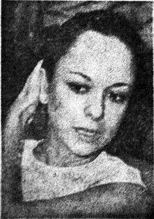 Maggie dela Riva (a black and white photo)