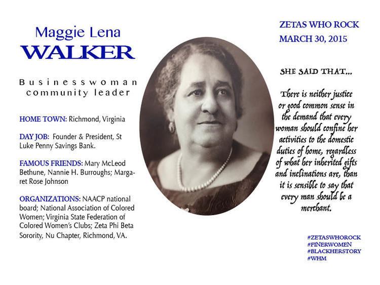 Maggie L. Walker HONORARY