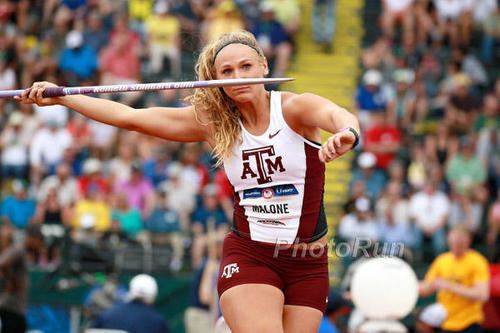 Maggie Malone Maggie Malone has found her event the javelin by Lindsay