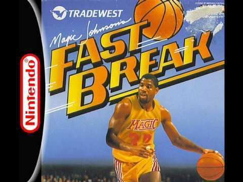 Magic Johnson's Fast Break Magic Johnson39s Fast Break Music NES Title Screen YouTube