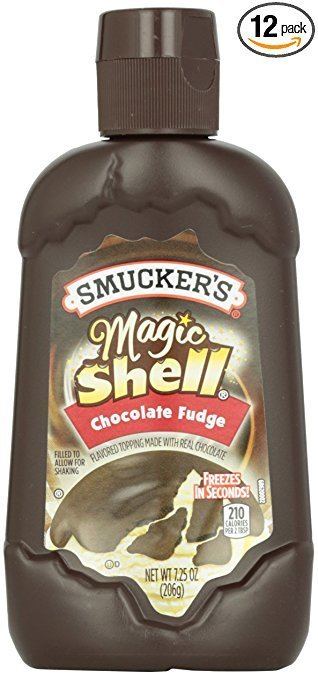 Magic Shell Amazoncom Smucker39s Magic Shell Ice Cream Topping Chocolate