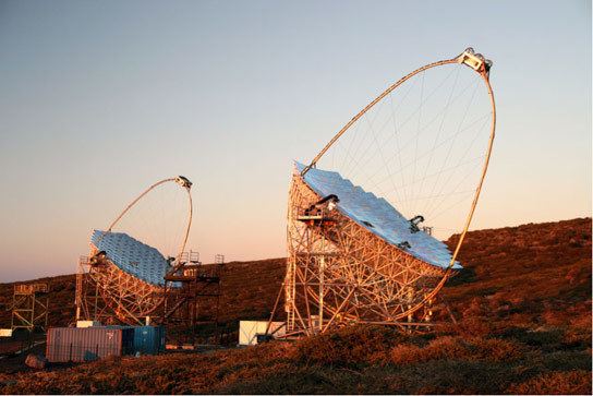 MAGIC (telescope) scitechdailycomimagesMAGICTelescopesRevealBl