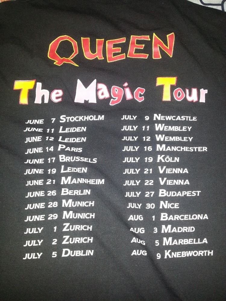 Magic Tour (Queen) R0LLEDC0LLECTI0N Vintage Queen The Magic Tour 1986SOLD