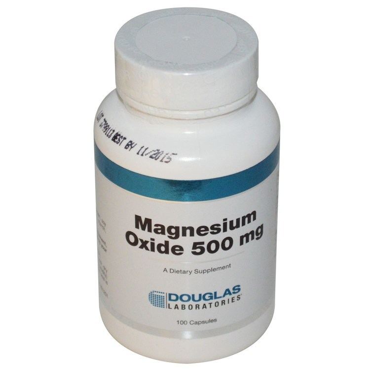 Magnesium oxide Douglas Laboratories Magnesium Oxide 500 mg 100 Capsules iHerbcom
