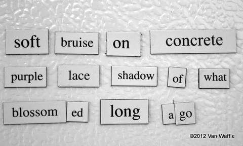 Magnetic Poetry Magnetic poetry autumn haiku Speed River Journal