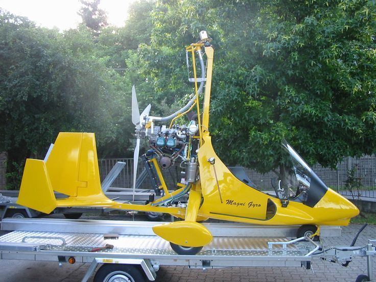 Magni M-14 Scout Magni M14 Scout gyrocopter on trailer Photo from Gyro Ontario