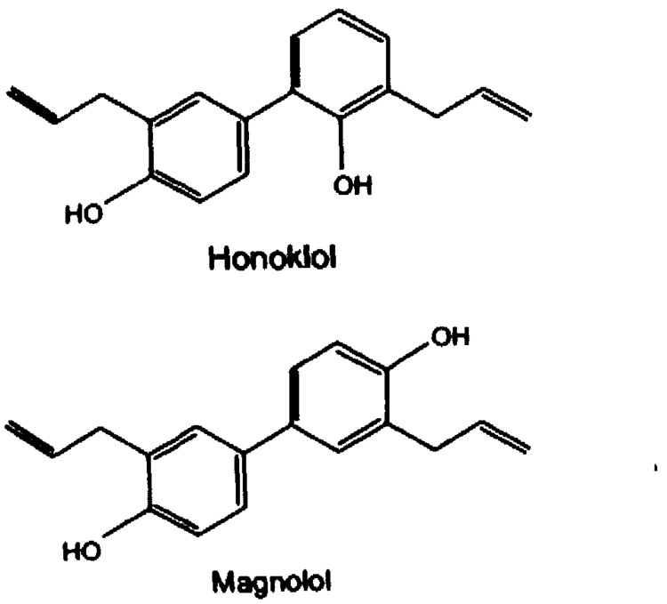Magnolol Patent WO2014131191A1 A composition containing honokiol andor