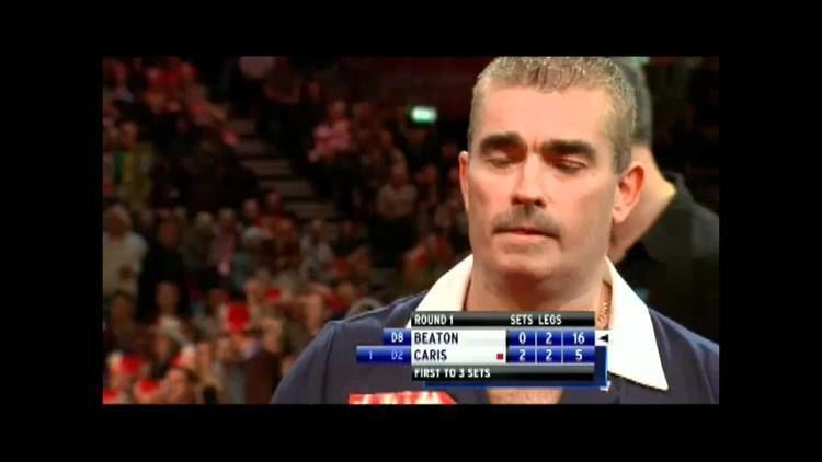 Magnus Caris Caris angry at the crowd PDC World Championship 2012