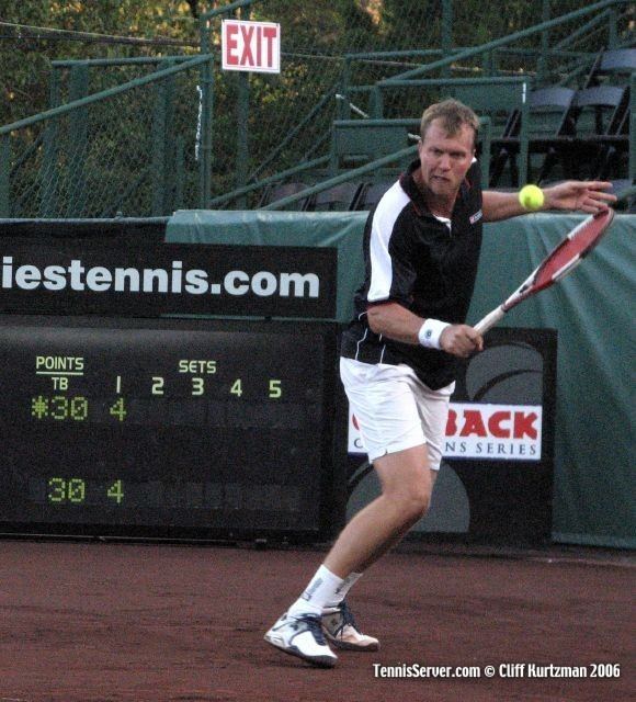 Magnus Larsson Tennis Server ATPWTA Pro Tennis Showcase 2006 Stanford Cup Finals