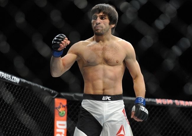 Magomed Mustafaev UFC 194 results Magomed Mustafaev drills Joe Proctor with liver