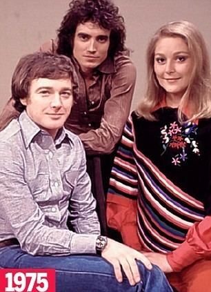 Mick Robinson, Jenny Hanley and Tommy Boyd as presenters of the 1968 TV show Magpie.