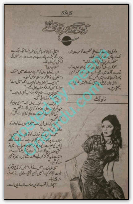 Maha Malik Free Urdu Digests Tery koochy mein ja nikly by Maha Malik Online