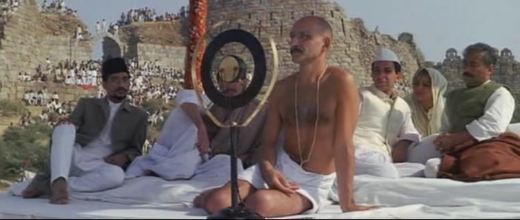 Mahatma (film) movie scenes Gandhi Best Movie