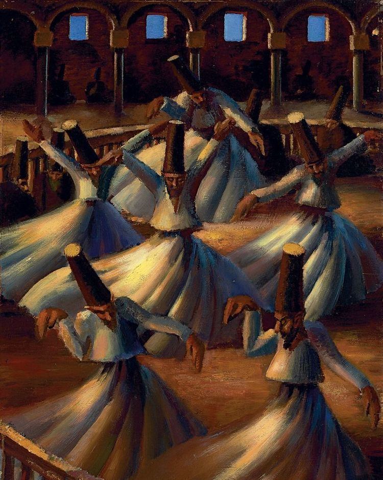 Mahmoud Sa'id Mahmoud Said Egyptian 18971964 The Whirling Dervishes 1920s