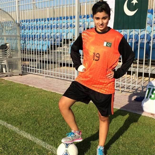 Mahpara Shahid Syeda Mahpara from Pakistan The Prettiest football goalkeeper in