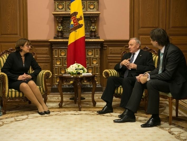 Maia Panjikidze President Nicolae Timofti met the Georgian Minister of