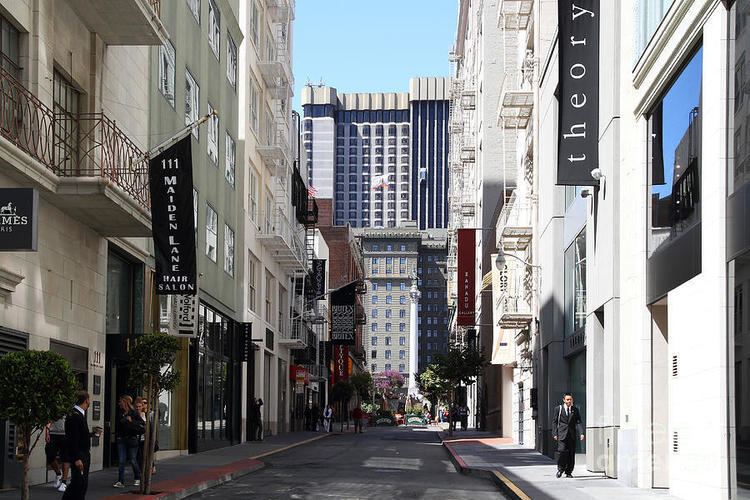 Maiden Lane (San Francisco) Maiden Lane San Francisco Photograph by Wingsdomain Art and
