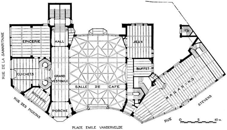 Maison du Peuple Presidents Medals Victor Horta and La Maison du Peuple A